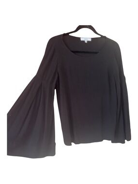 RO&DE Women’s Black Long Bell Sleeve Top size medium